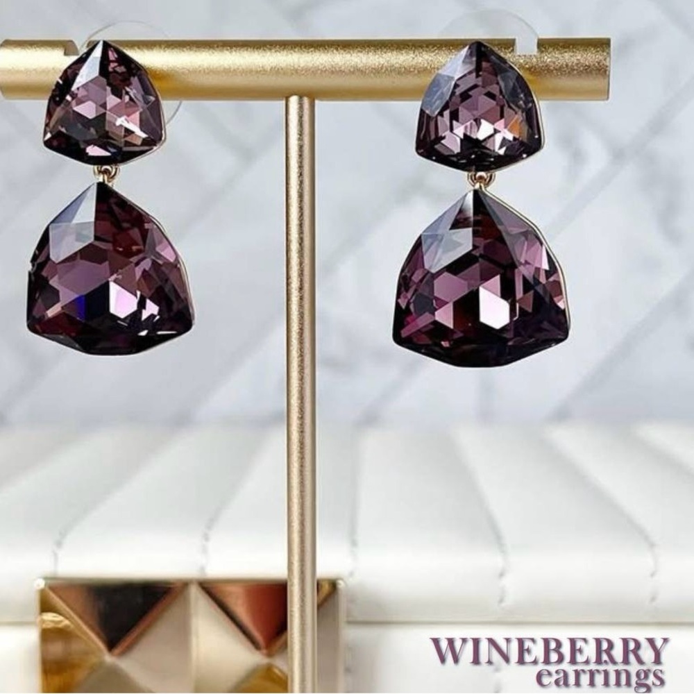 Park Lane Wineberry Drop Earrings